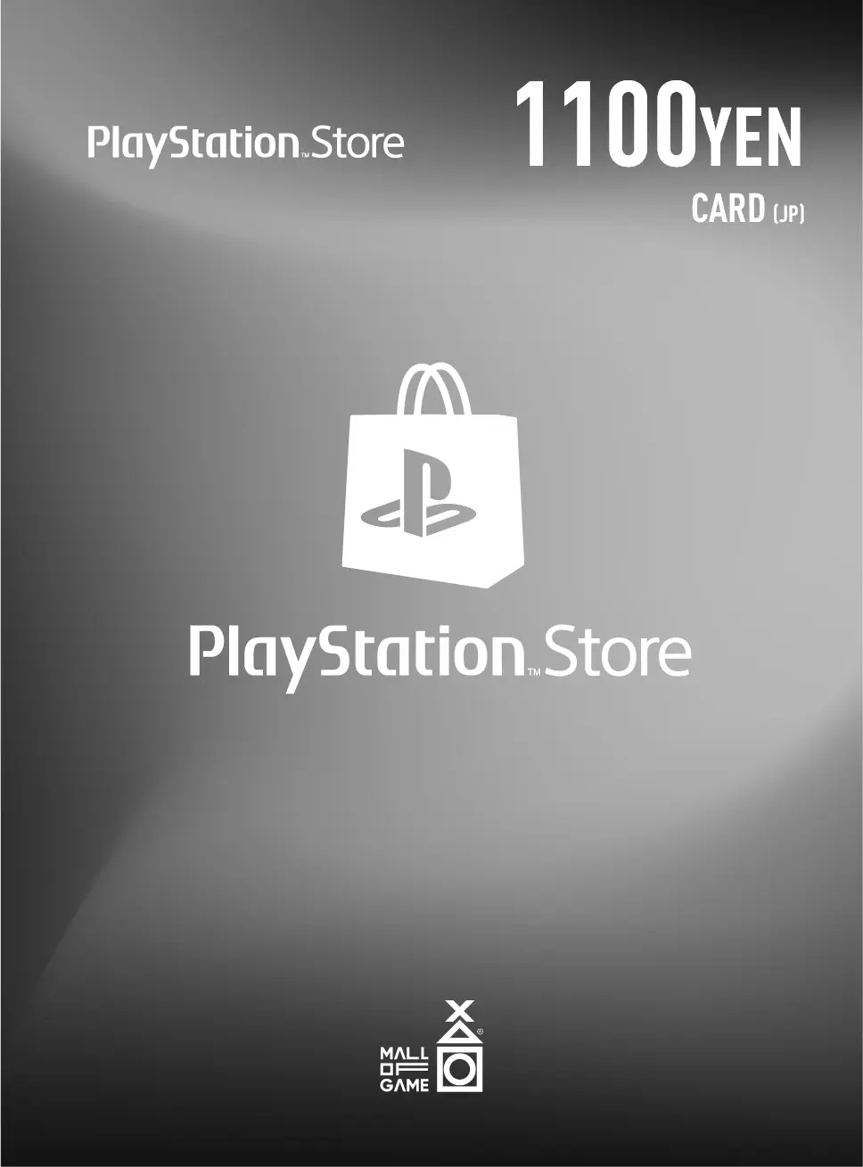 PlayStation™Store 1,100YEN Gift Cards (JP)